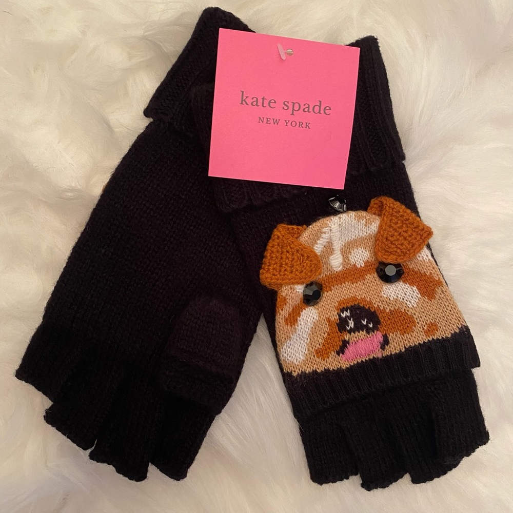 Kate Spade Puppy Mittens